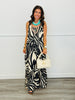Zebra Print Maxi Dress (Reg. and Plus)
