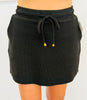 Black Well Loved Ribbed Skort (Reg. & Plus)