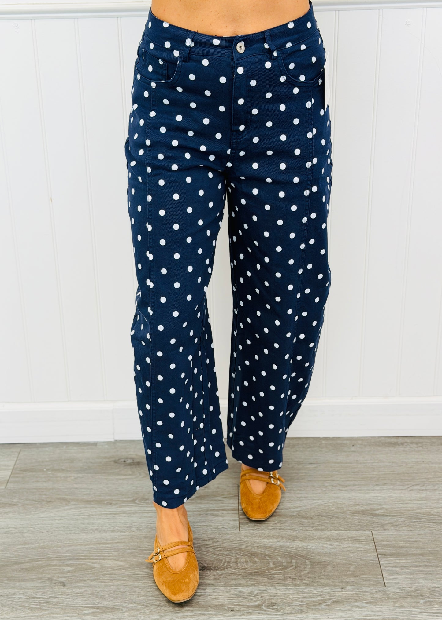 Polka Dot Party Barrel Pants (Reg.) - 4 Colors