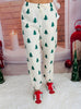 Green Trees Print Pants (Reg. and Plus)