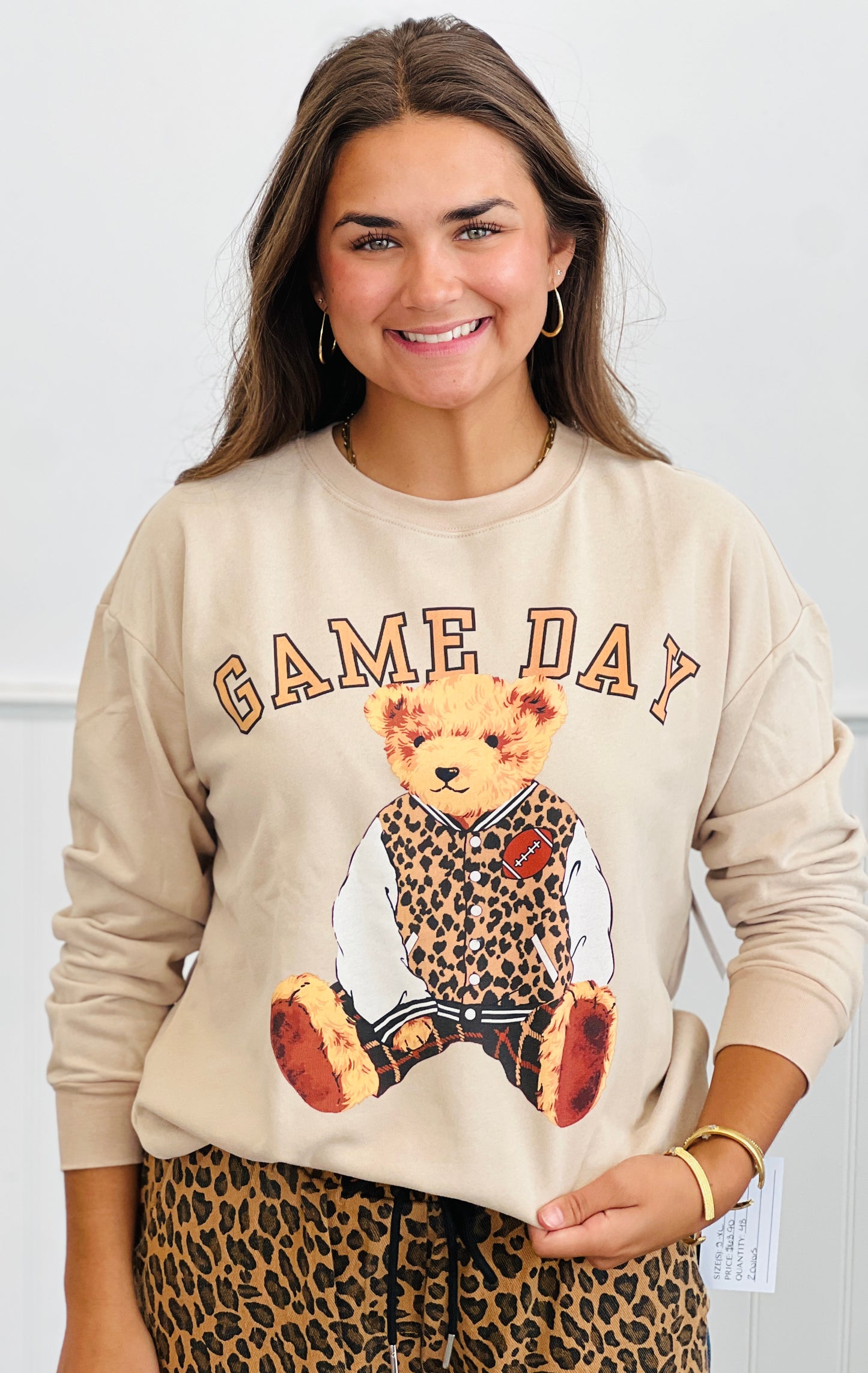 Benny The Bear Game Day Pullover (Reg. and Plus)