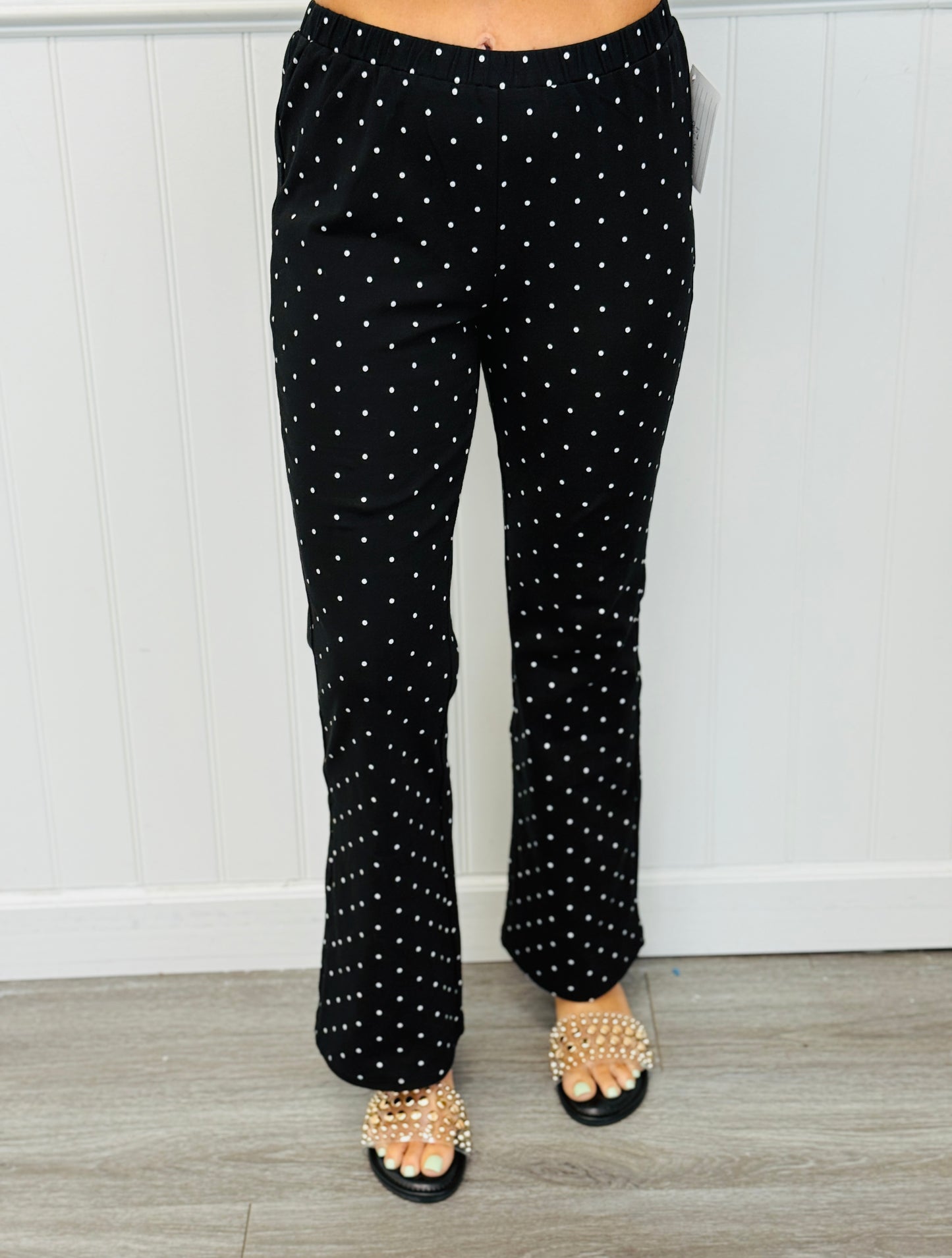 Black Polka Dot Pants (Reg.)