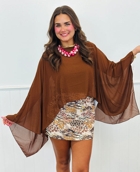 Sheer Poncho & Cami Top Set (Reg.)