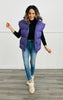 Solid Sleeveless Puffer Vest (Reg. and Plus) - 4 Colors