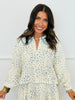 Ditsy Floral Ruffled Collar Sweatshirt (Reg.) - 2 Colors