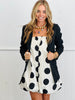 Collared 3/4 Sleeve Cuff Blazer (Reg.) - 2 Colors