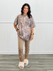 Dark Camo Oversized Tee (Reg. and Plus)