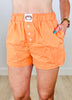 Orange Bow Detail Boxy Shorts (Reg.)
