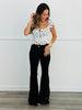 Judy Blue Black Lacey Jeans (Reg. and Plus) - 3 Lengths!