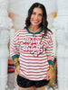 Striped Merry & Bright Pullover Top (Reg & Plus)