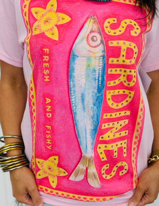 Fresh & Fishy Bling Tee (Reg. and Plus)