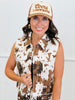 Judy Blue Brown Moo-ve Over Vest (Reg. and Plus)