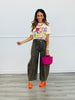 Cafe Spotted Barrel Pants (Reg.)