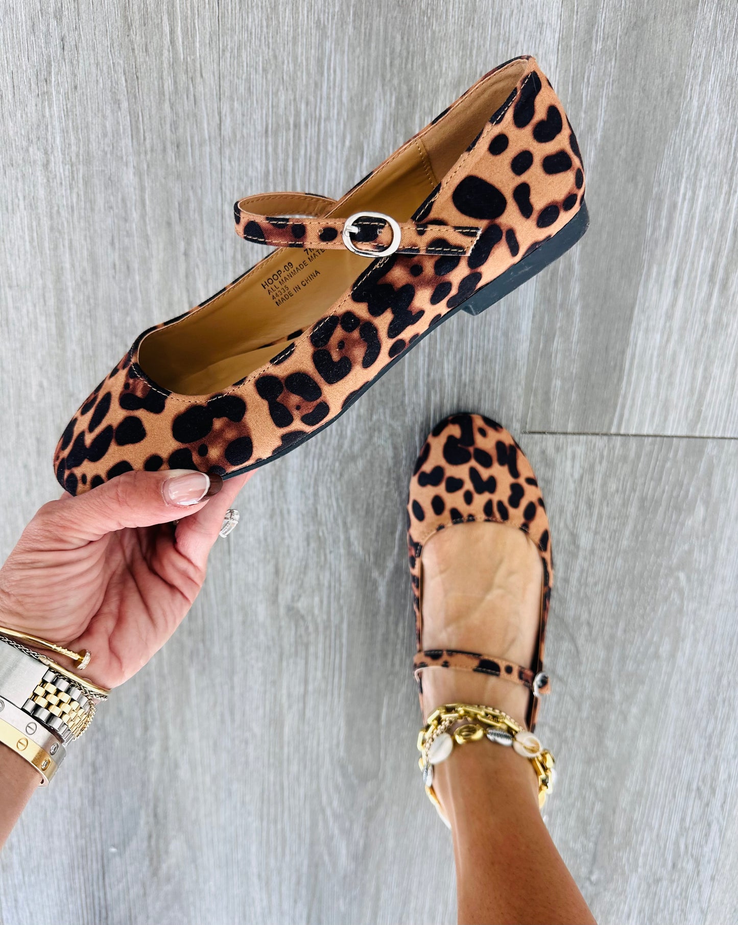 Leopard Live It Up Flats