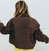 Mocha Polka Dot Jacket (Reg.)