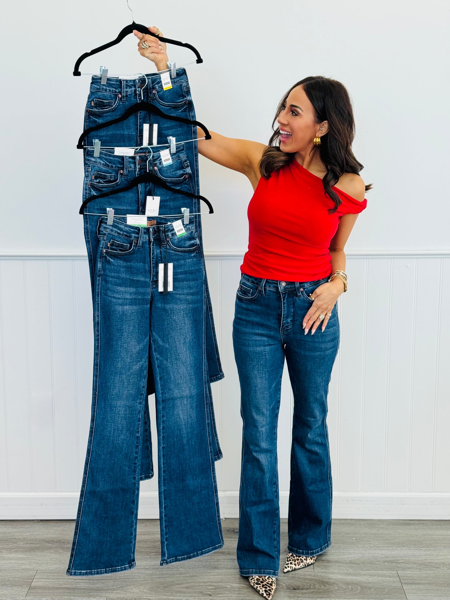 Judy Blue Taylor Tummy Control Triple Inseam Jeans (Reg. and Plus) - 3 Length