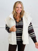 Ivory Oversized Sherpa Vest (Reg.)