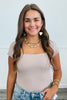 Essential Square Neck Bodysuit (Reg.)-3 Colors