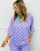Polka Dot Oversized Top (Reg & Plus) - 5 Colors