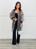 Organza Zebra Print Button Down Shirt (Reg.)