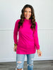 Fitted Turtleneck Top (Reg & Plus) - 4 Colors