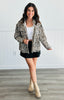 Chic And Fabulous Leopard Cargo Jacket (Reg & Plus)