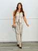Snakeskin Print Stretch Pants (Reg.)
