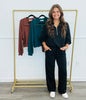 Scuba Modal Half Zip Sweatshirt (Reg.)-3 Colors