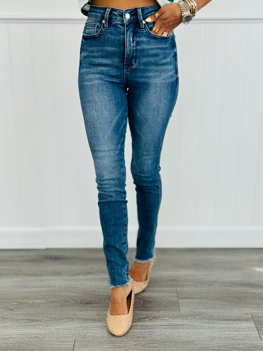 Judy Blue The Fall I Turned Skinny Tummy Control Jeans (Reg. and Plus)