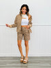Risen Camel Leopard Jacket (Reg & Plus)