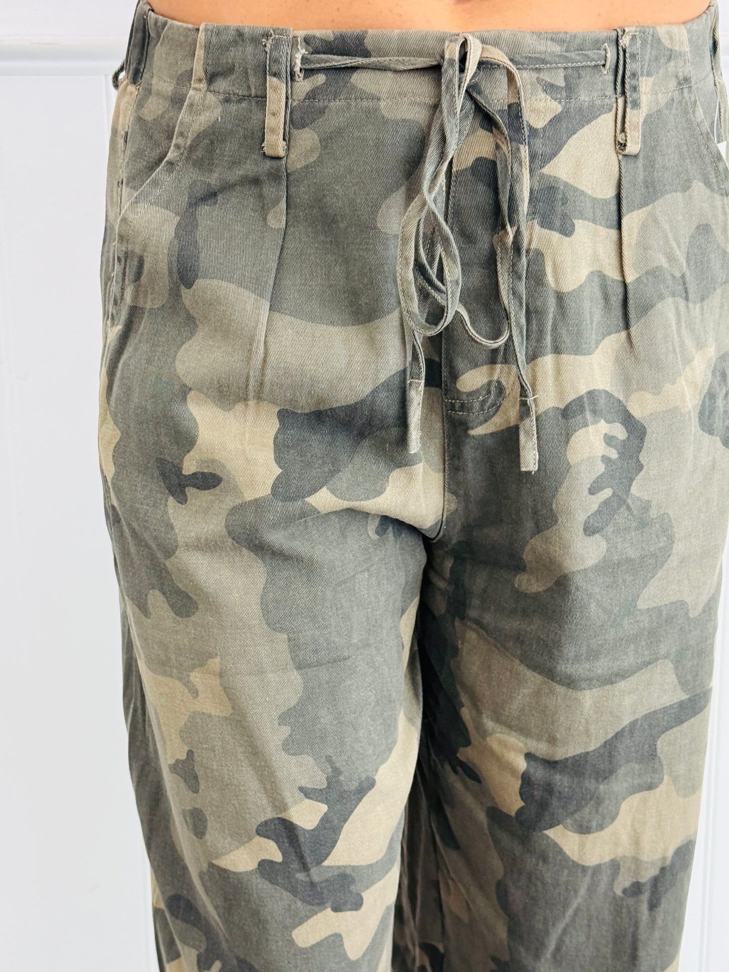 Front Tie Camo Utility Pants (Reg.)
