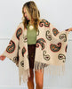 Paisley Wrapped in Style Poncho (OS)