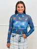 Bloom Mesh Floral Top (Reg.)-4 Colors