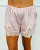 Lovely Lace Trim Silky Shorts Remix (Reg.)-2 Colors