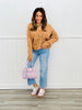 Pumpkin Cable Knit Button Up Cardigan (Reg.)