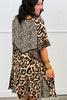 Leopard Mixed Print Mini Dress (Reg.)