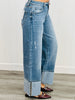 Feeling Cute And Cuffy Wide Denim Jeans (Reg.)