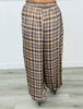 Flowy Plaid Elastic Cuffs Pants (Reg.) - 3 Colors