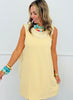 Lemon Sleeveless Mini Dress (Reg.)