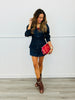 Dark Denim Back Zip Skort (Reg & Plus)