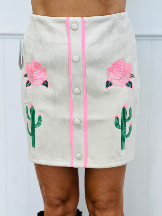 Western Inspired Suede Mini Skirt (Reg & Plus)