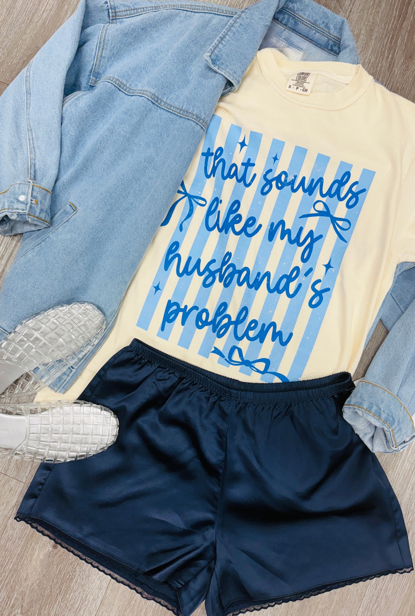 That Sounds Like My Husband's Problem Tee (Reg. and Plus)