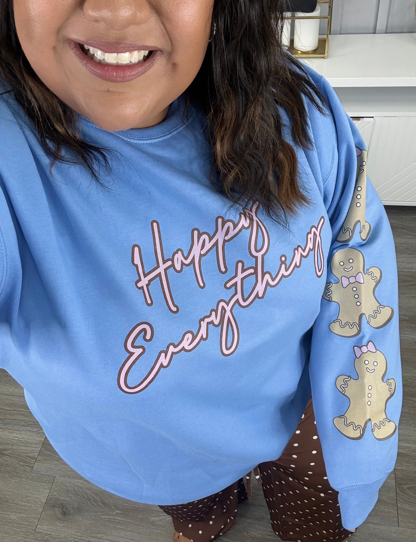 Happy Everything Gingerbread Sweatshirt (Reg. and Plus)