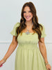 Light Kiwi Tiered Midi Dress (Reg.)