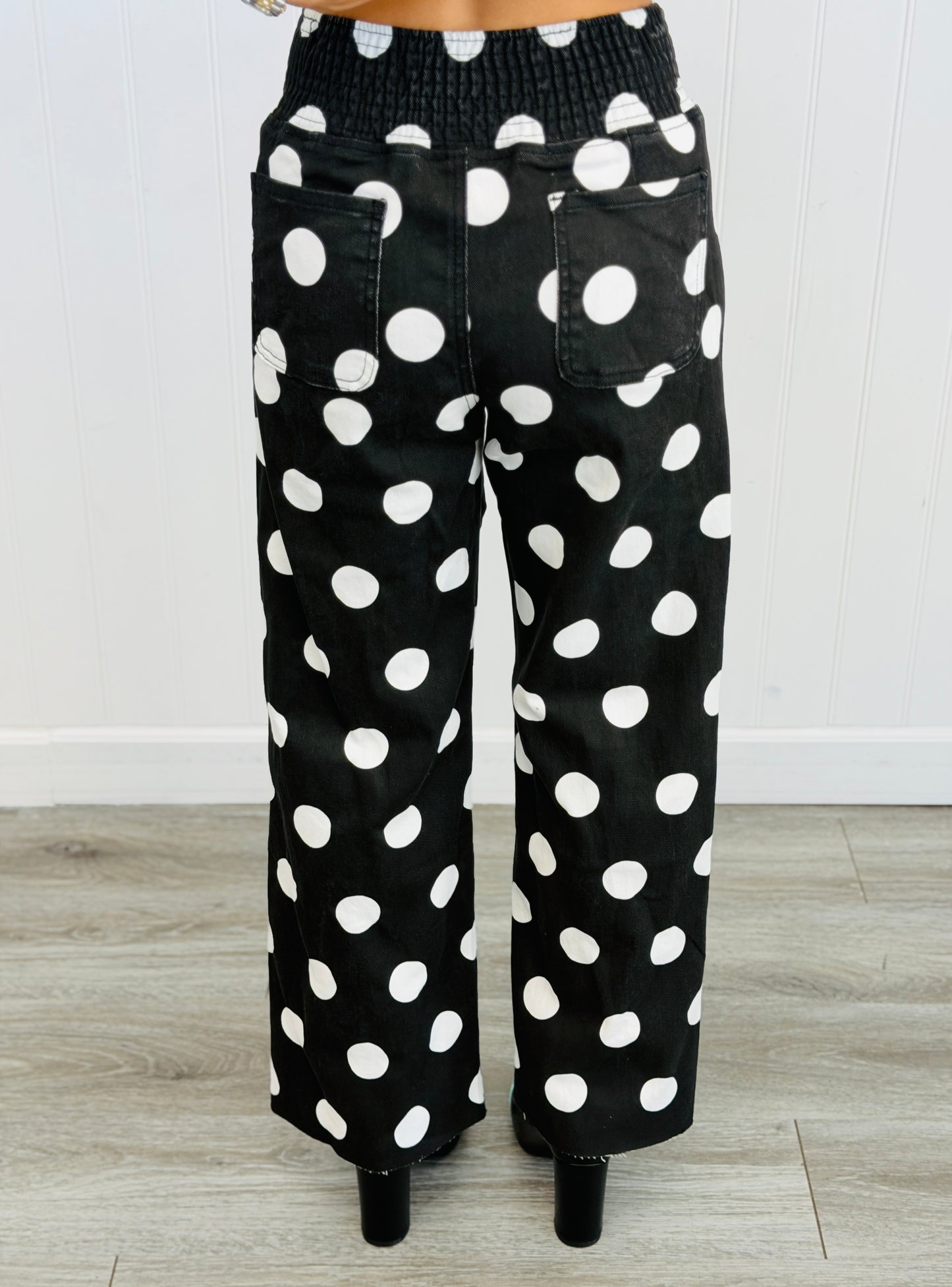 After Dark Just Vibing Polka Dot Pants (Reg & Plus)