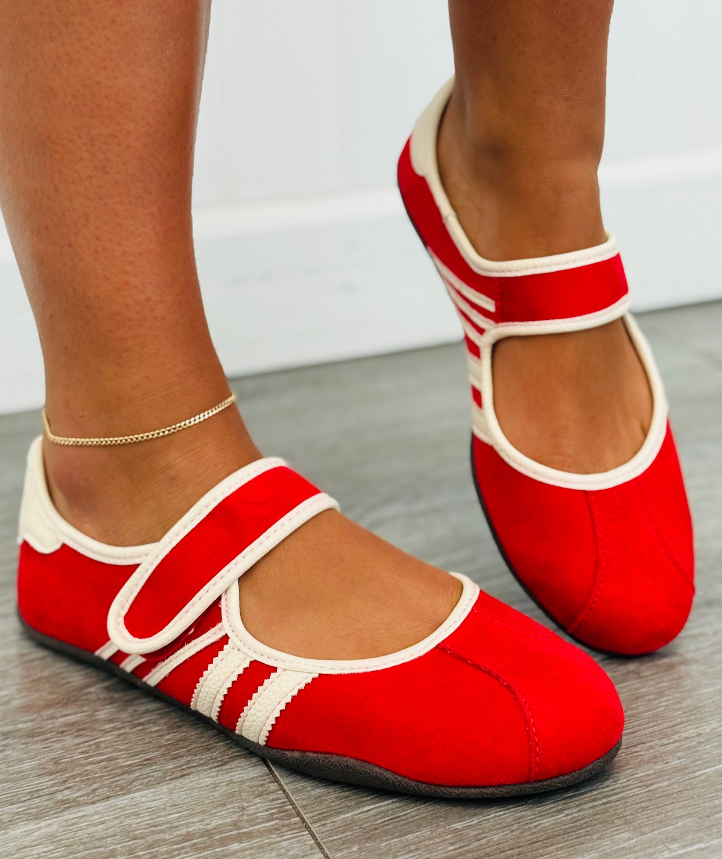 ShuShop Red Easy Does It Sneakers