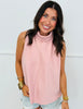 Front Seam Sleeveless Scuba Top (Reg.)-2 Colors