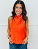 Satin Sensation Halter Top (Reg.)-2 Colors