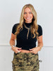 Soft Knit Short Sleeve Sweater Top (Reg.) - 2 Colors