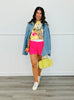 Pop Star Giraffe Graphic Tee (Reg. and Plus)